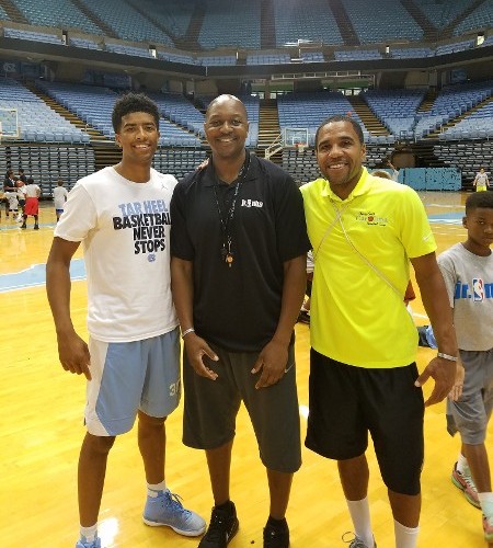 Working the 2017 Kenny Smith Camp at the University of North Carolina